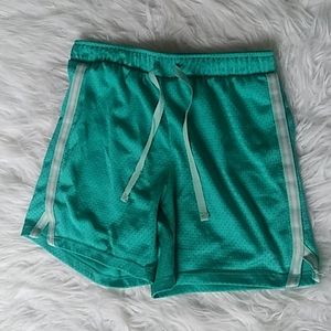 Turquoise Workout Shorts